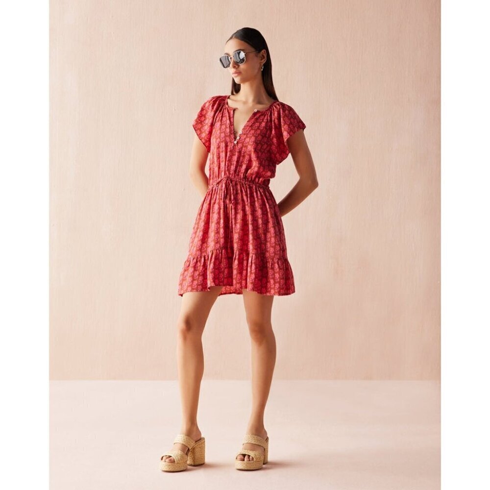 Anthropologie OMIKA Cora Mini Sasha Punch Womens Size Small - Picture 2 of 12